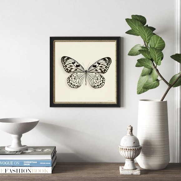 NIB Framed Butterfly Graphic Art Print - Picture 3 of 7